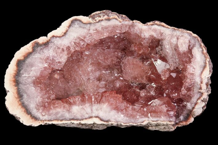 Pink Amethyst Geode (NEW FIND) - Argentina #84480